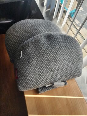 Momcozy Portable W-Shaped Pregnancy Wedge Pillow Side Sleeper Grey